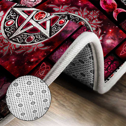 Red Star Witch Vibes - Witch 3 Pieces Bathroom Mats Set