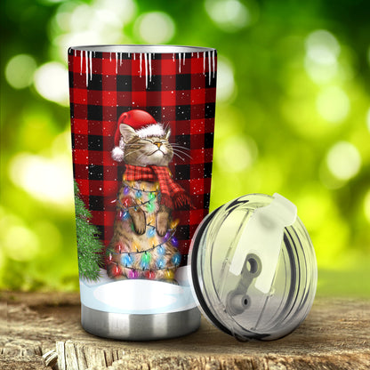 Baby It's Cold Outside Cat Tumbler 0622