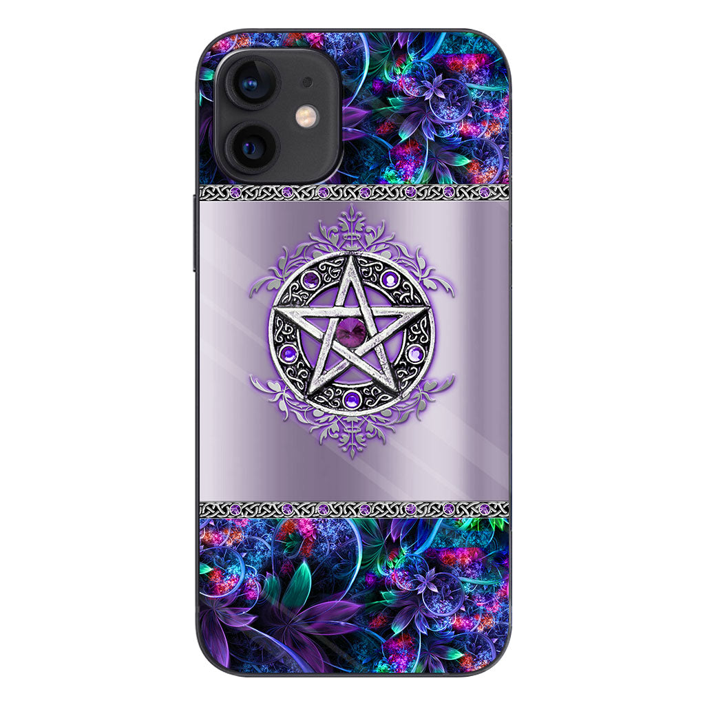 Purple Pentacle Witch - Personalized Phone Case