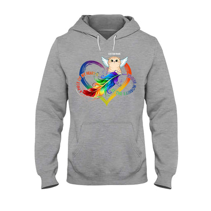 A Piece Of My Heart - Personalized Cat T-shirt and Hoodie