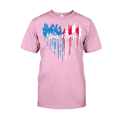 Love Horses Free Spirit - Personalized Independence Day T-shirt and Hoodie