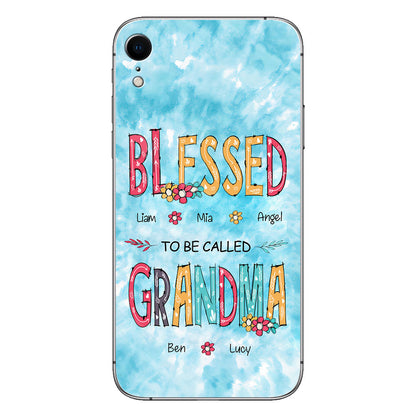 Blessed To Be Called Grandma - Personalized Grandma Phone Case