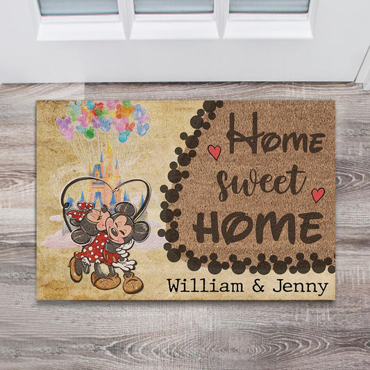 Home Sweet Home - Personalized Mouse Doormat