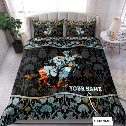 Horse Racing Personalized Horse Bedding Set 0523