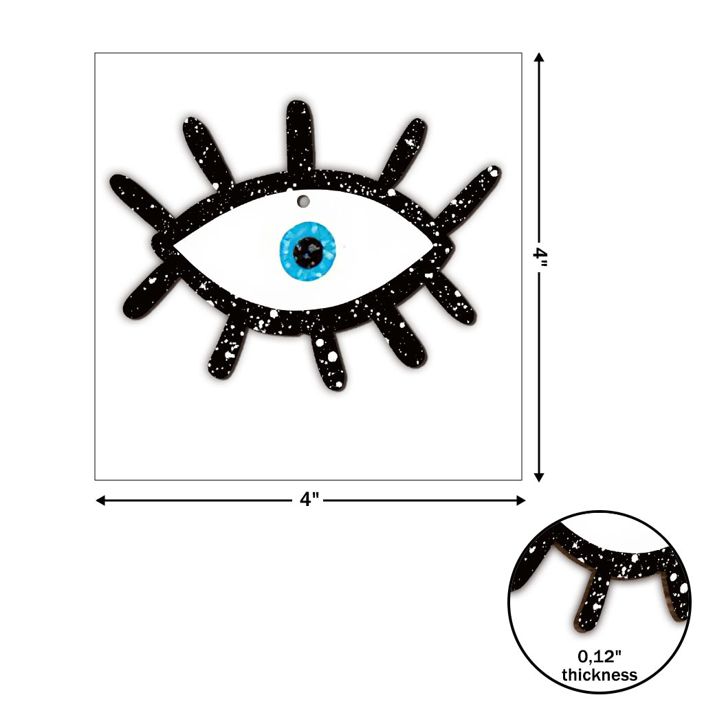 Evil Eyes Witch - 6 Pieces Garland