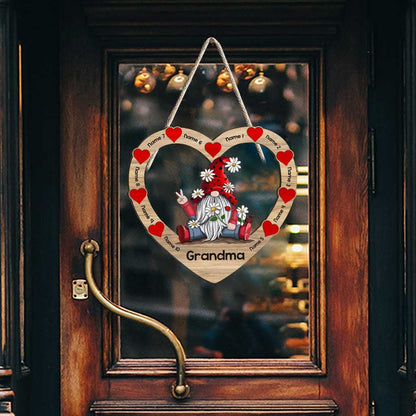 Grandma - Personalized Mother's Day Grandma Wood Sign