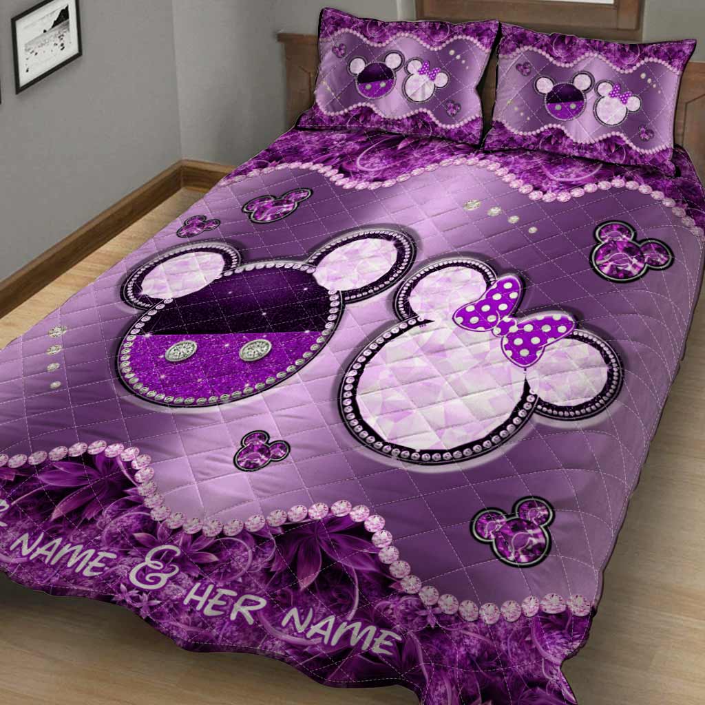 You & Me We Got This - Personalized Mouse Quilt Set