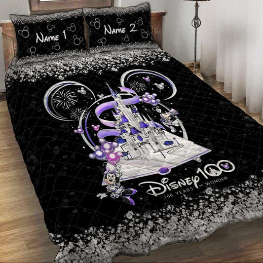 100 Years Of Wonder - Personalized Mouse Quilt Set