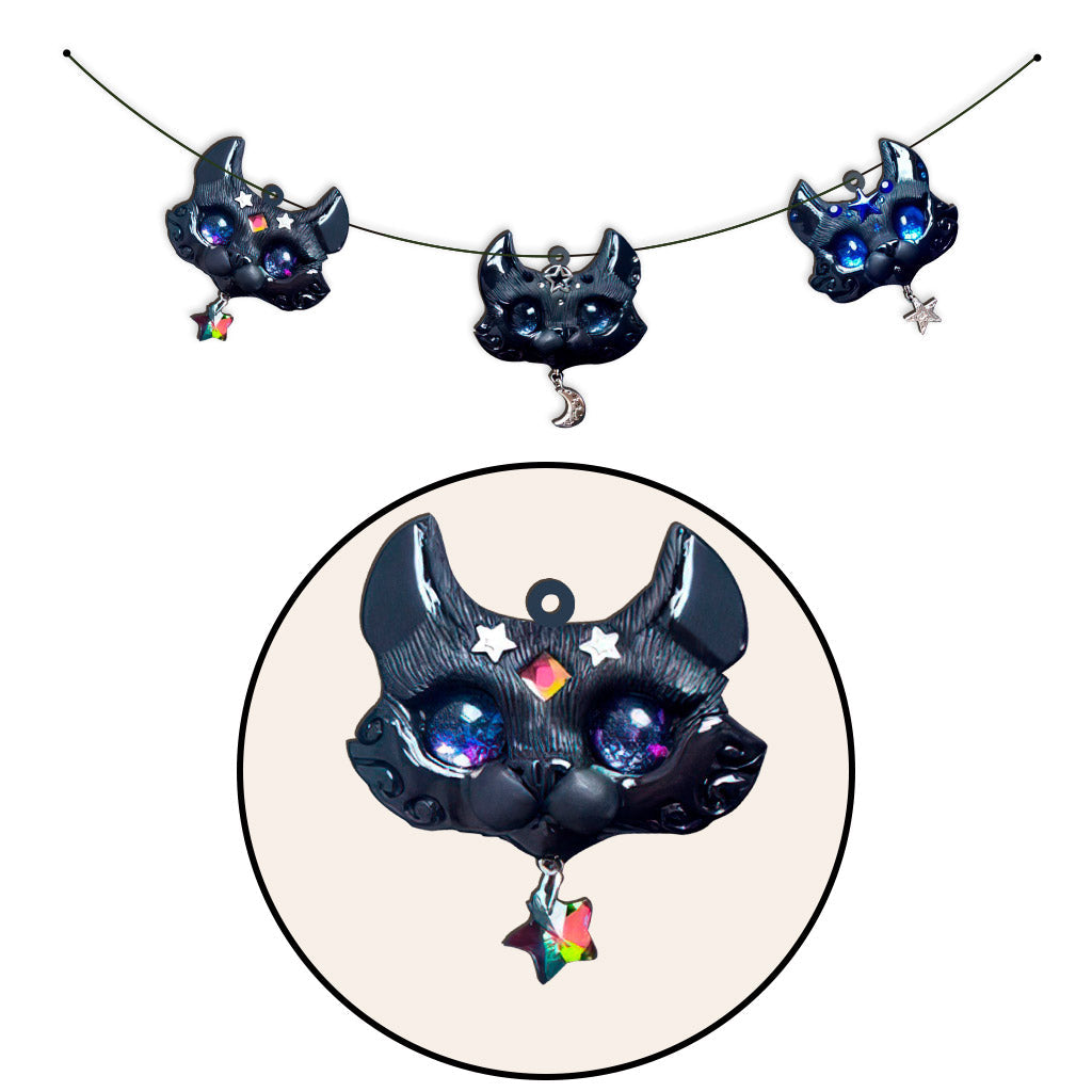 Magic Cat - Witch 3 Pieces Garland