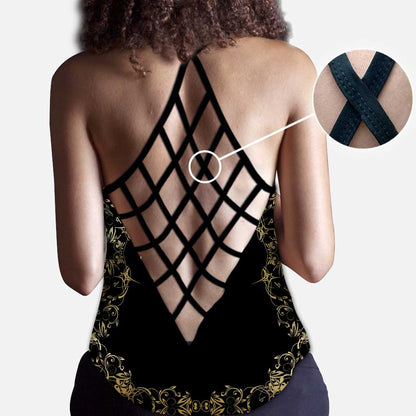 Thick Thighs Witch Vibes - Witch Cross Tank Top and Leggings