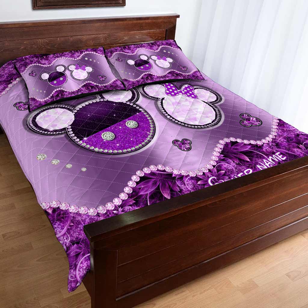 You & Me We Got This - Personalized Mouse Quilt Set