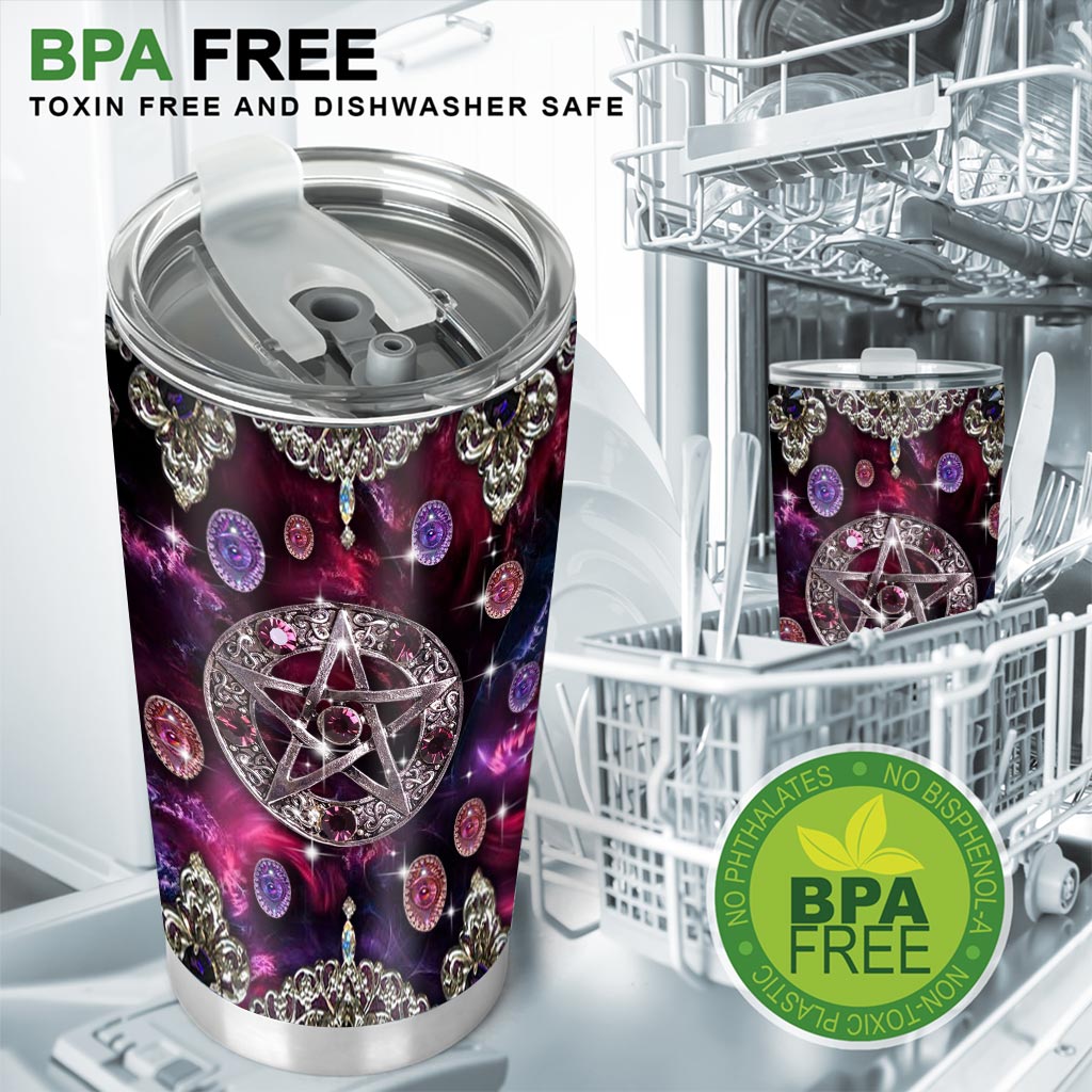 Divine Witch - Tumbler With 3D Pattern Print