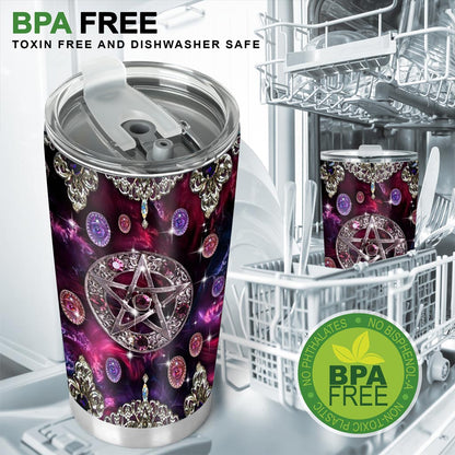 Divine Witch - Tumbler With 3D Pattern Print