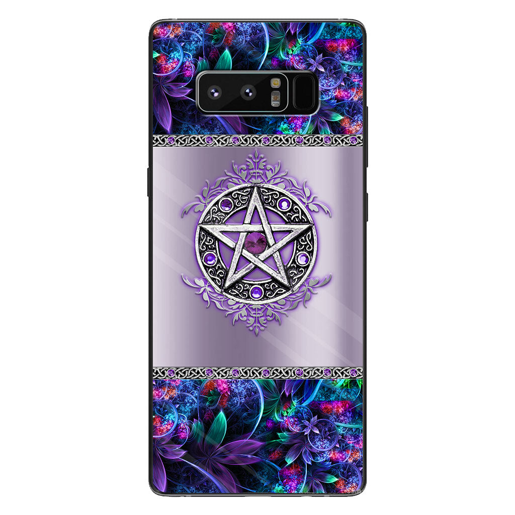 Purple Pentacle Witch - Personalized Phone Case