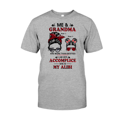 Me & Grandma Are More Than Besties - Personalized T-shirt and Hoodie