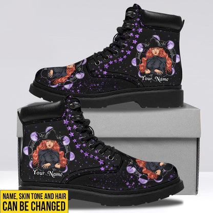 Magick Purple Personalized Witch All Season Boots