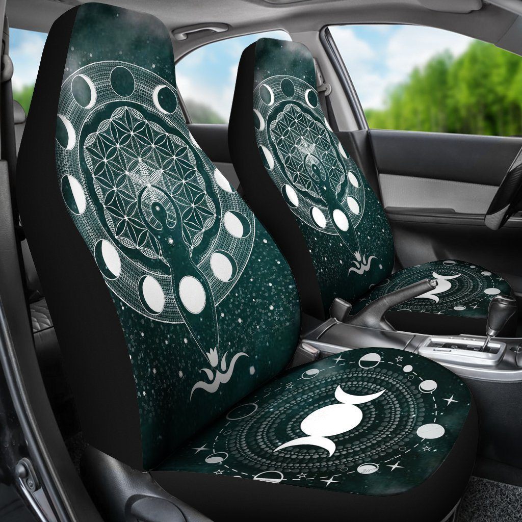 Triple Moon Wicca - Witch Seat Covers 0822