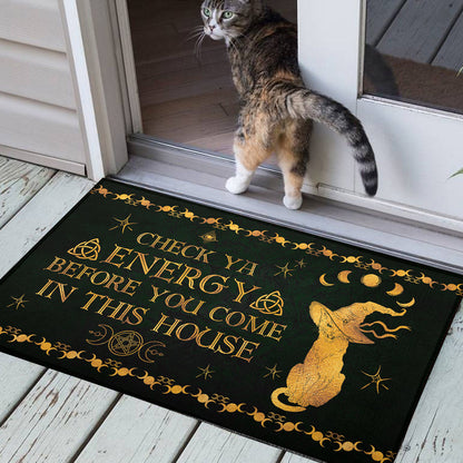 Witch Cat - Witch Doormat 0822