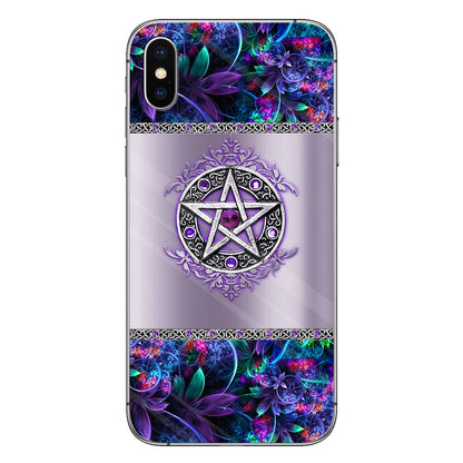 Purple Pentacle Witch - Personalized Phone Case