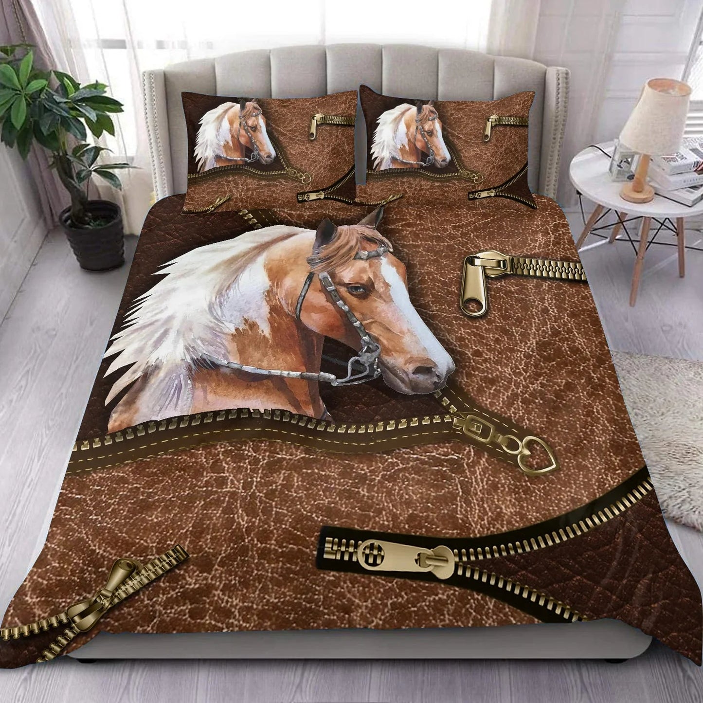 Love Horse Horse Bedding Set 0523