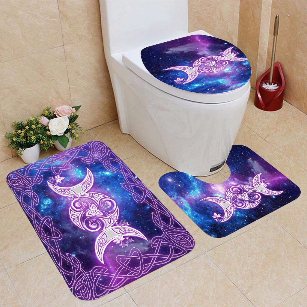 Moon Phase - Witch Bathroom Curtain & Mats Set