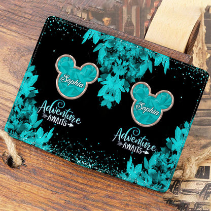 Adventure Awaits - Personalized Mouse Passport Holder