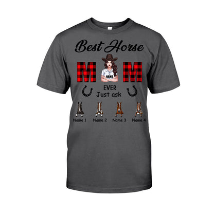 Best Horse Mom Ever - Personalized T-shirt and Hoodie