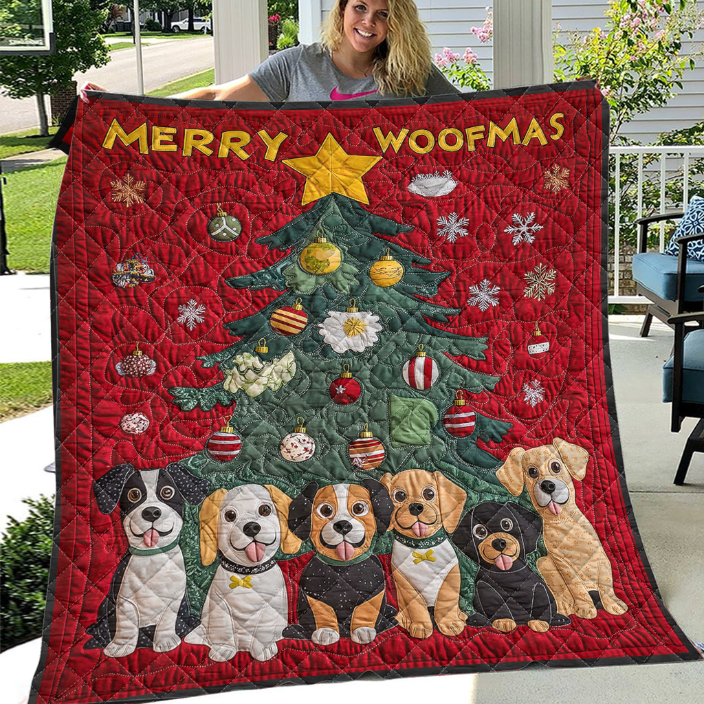 Merry Woofmas - Dog Quilt