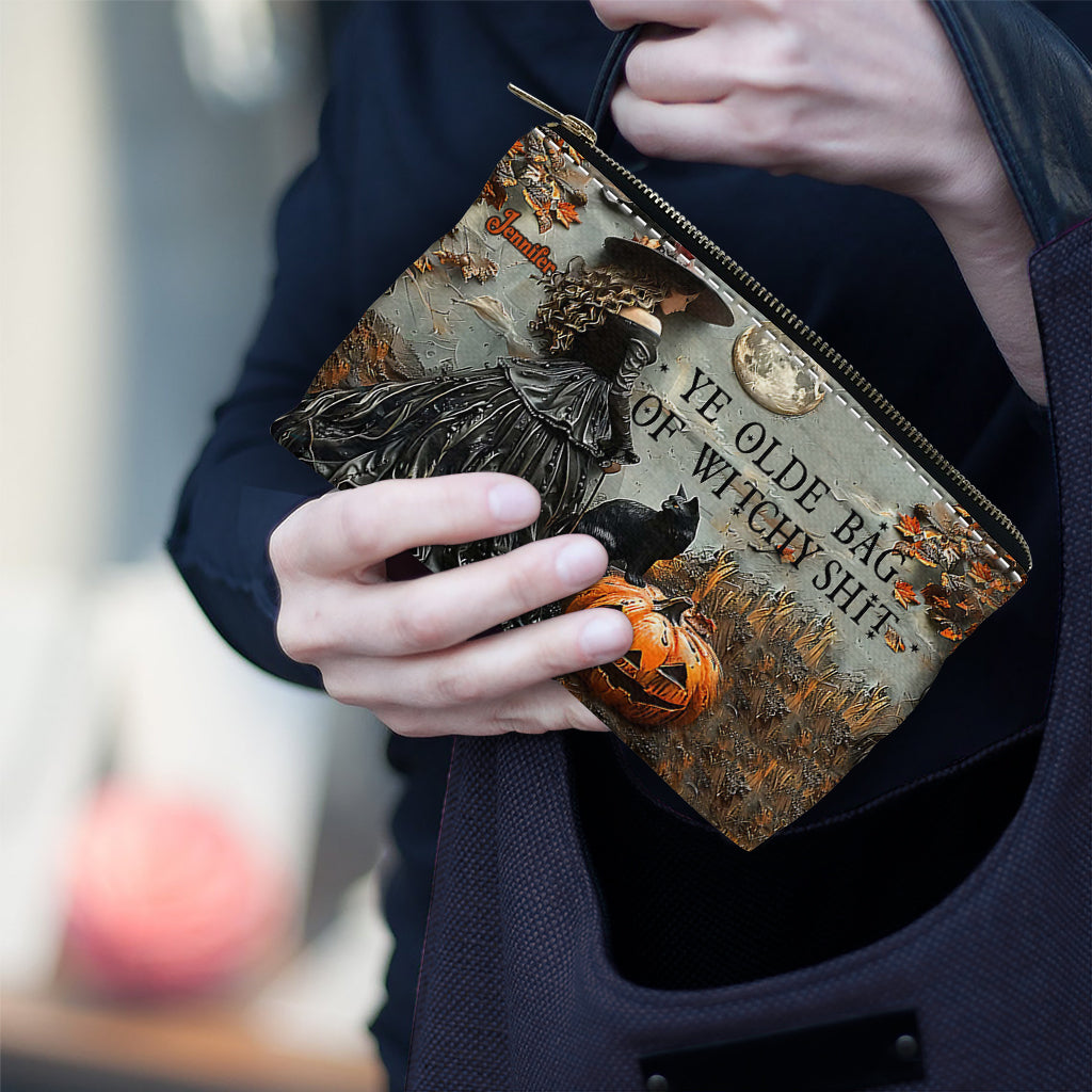 Ye Olde Bag Of Witchy Sh*t - Personalized Witch Pouch