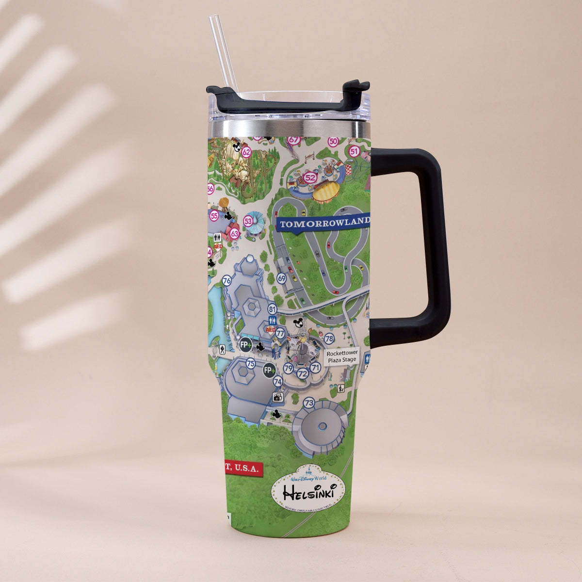 Magic Kingdom - Personalized Mouse Tumbler With Handle