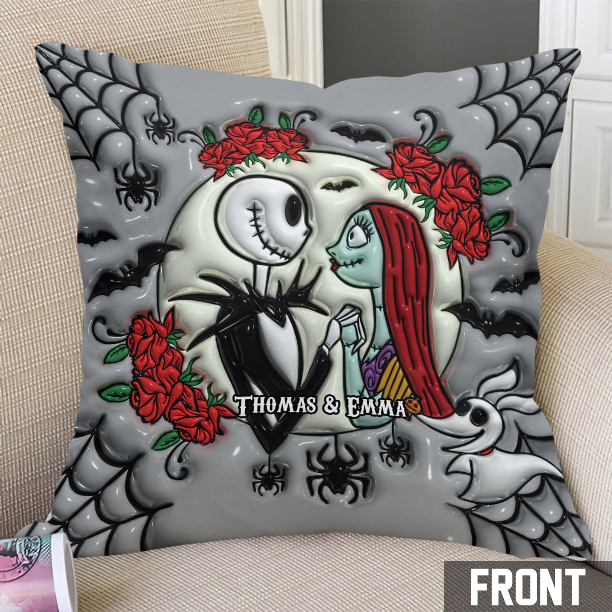 Till The Last Breath - Personalized Nightmare Throw Pillow