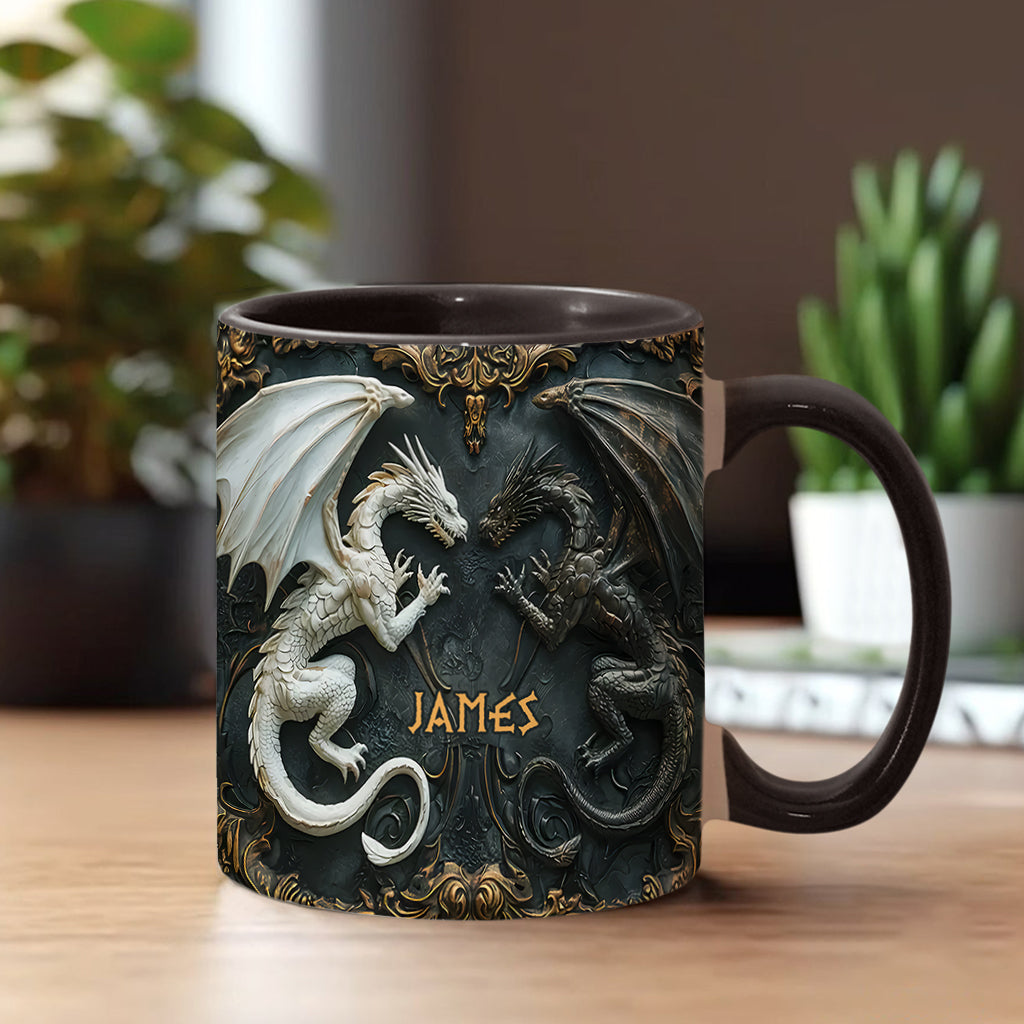 Love Dragons - Personalized Dragon Accent Mug
