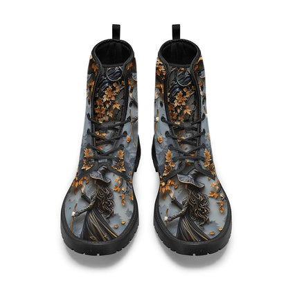 Beautiful Witch - Personalized Witch Leather Boots