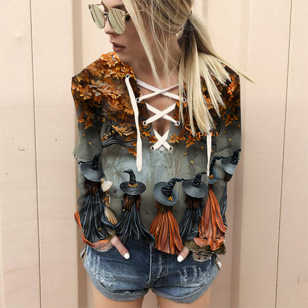 Beautiful Witch - Personalized Witch Off Shoulder Long Sleeve Dress