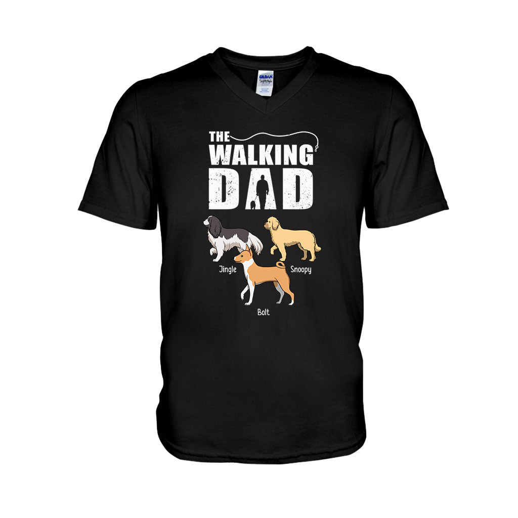 The Walking Dad - Personalized Dog T-shirt And Hoodie