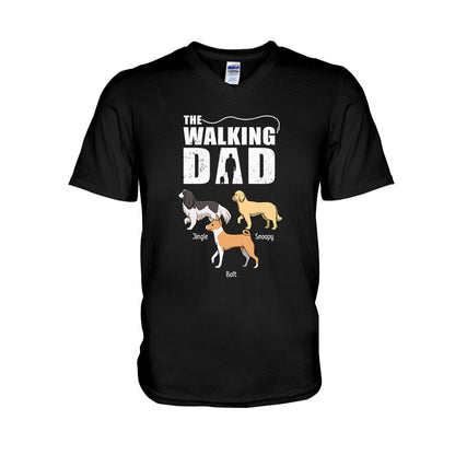 The Walking Dad - Personalized Dog T-shirt And Hoodie