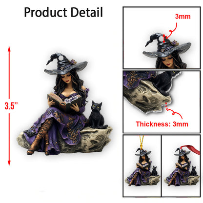 I'm Not A Bookworm I'm A Book Witch - Personalized Witch Ornament