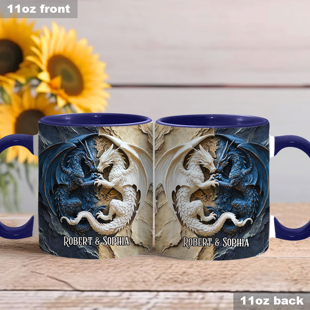 Love Dragons - Personalized Dragon Accent Mug