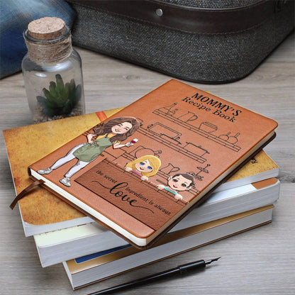 Mom's/ Grandma's/ Alice's... Recipe Book - Personalized Mother Leather Journal
