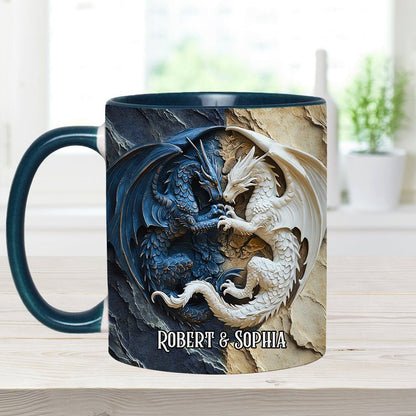 Love Dragons - Personalized Dragon Accent Mug
