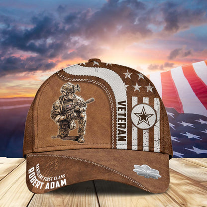 US Military World Tour - Personalized Veteran Classic Cap