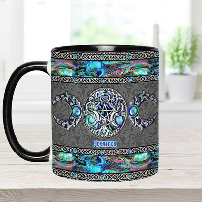 Tripple Moon - Personalized Witch Accent Mug