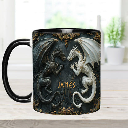 Love Dragons - Personalized Dragon Accent Mug