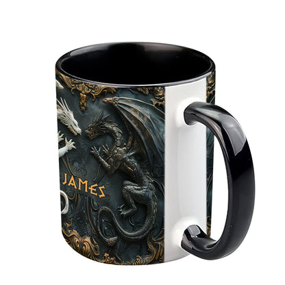 Love Dragons - Personalized Dragon Accent Mug