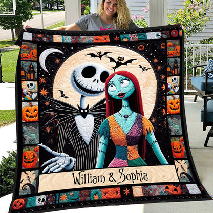 I Found You & You Found Me - Personalized Nightmare Quilt