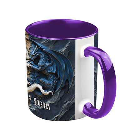 Love Dragons - Personalized Dragon Accent Mug