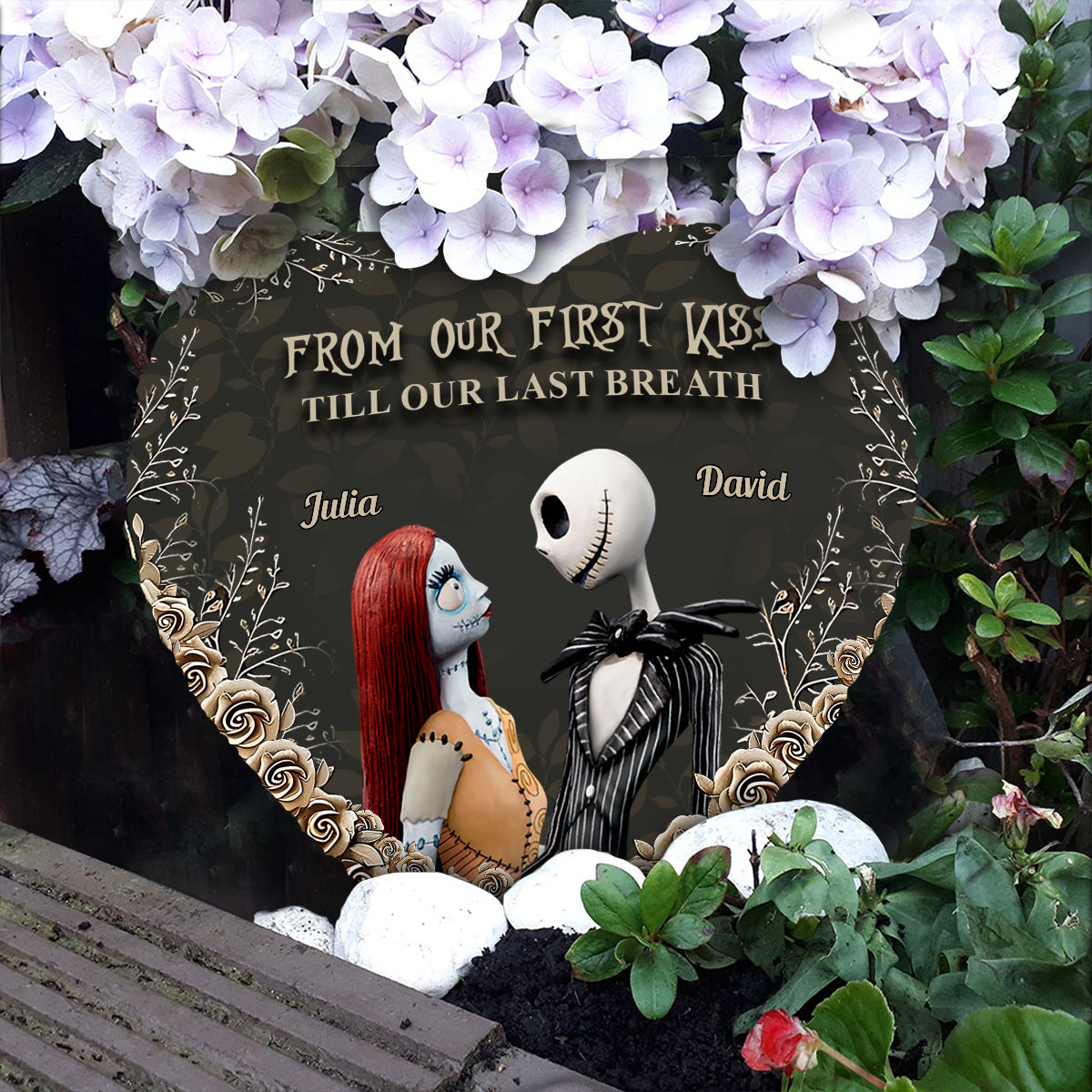 I See Your Scars - Personalized Nightmare Heart Shaped Stone