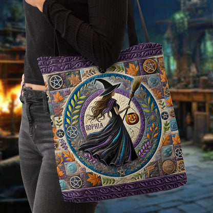 Beautiful Witch - Personalized Witch Tote Bag