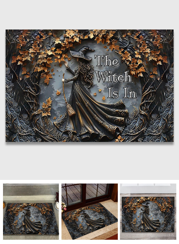 The Witch Is In - Witch Doormat