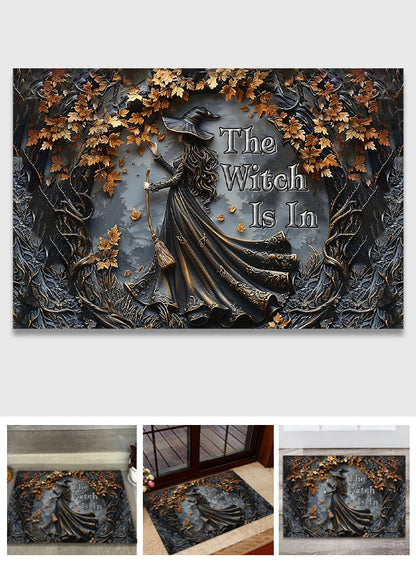 The Witch Is In - Witch Doormat